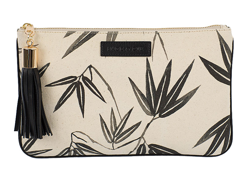 Kyoto Print Canvas Pouch
